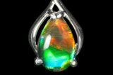 Ammolite Pendant with Sterling Silver - Chain Included #175218-1